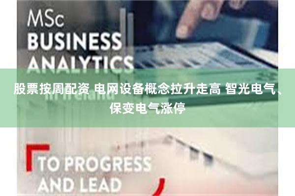 股票按周配资 电网设备概念拉升走高 智光电气、保变电气涨停