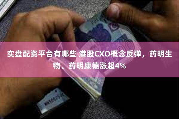 实盘配资平台有哪些 港股CXO概念反弹，药明生物、药明康德涨超4%
