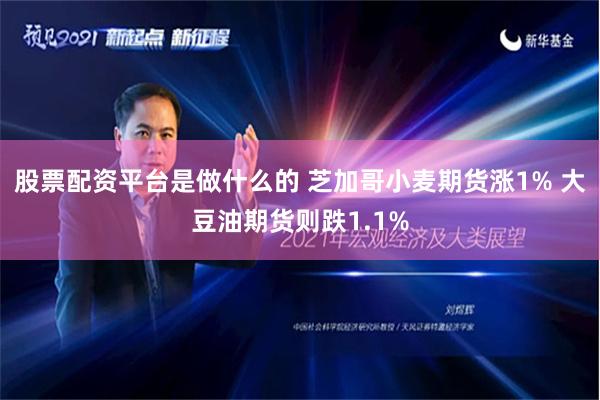 股票配资平台是做什么的 芝加哥小麦期货涨1% 大豆油期货则跌1.1%