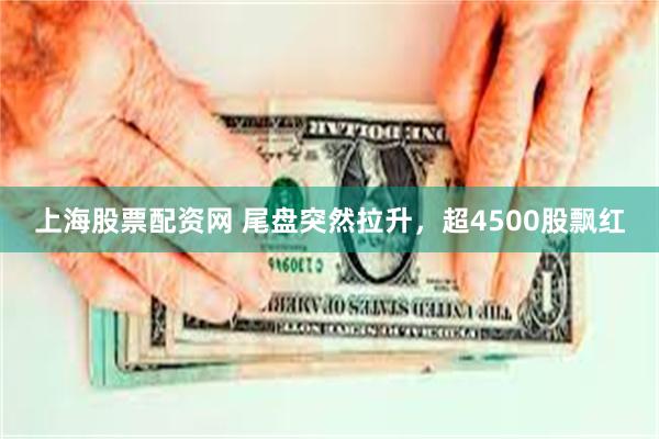 上海股票配资网 尾盘突然拉升，超4500股飘红