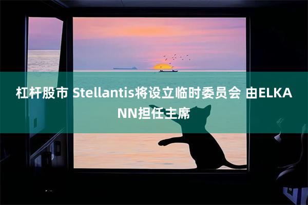 杠杆股市 Stellantis将设立临时委员会 由ELKANN担任主席