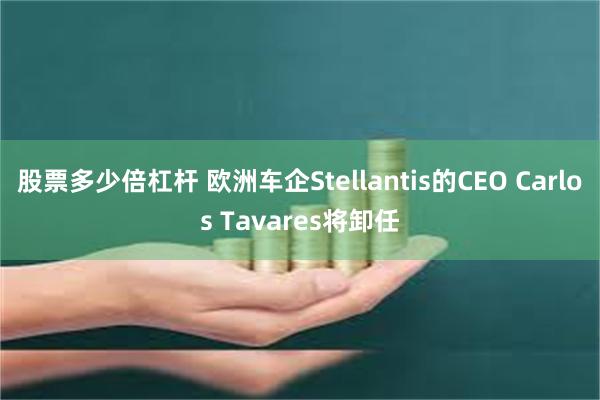 股票多少倍杠杆 欧洲车企Stellantis的CEO Carlos Tavares将卸任