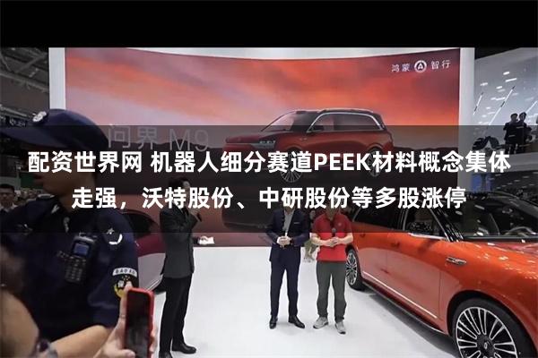 配资世界网 机器人细分赛道PEEK材料概念集体走强，沃特股份、中研股份等多股涨停