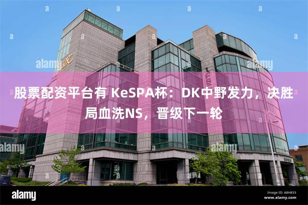 股票配资平台有 KeSPA杯：DK中野发力，决胜局血洗NS，晋级下一轮