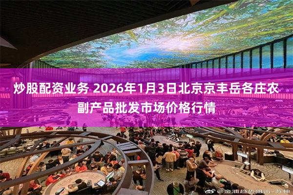 炒股配资业务 2026年1月3日北京京丰岳各庄农副产品批发市场价格行情